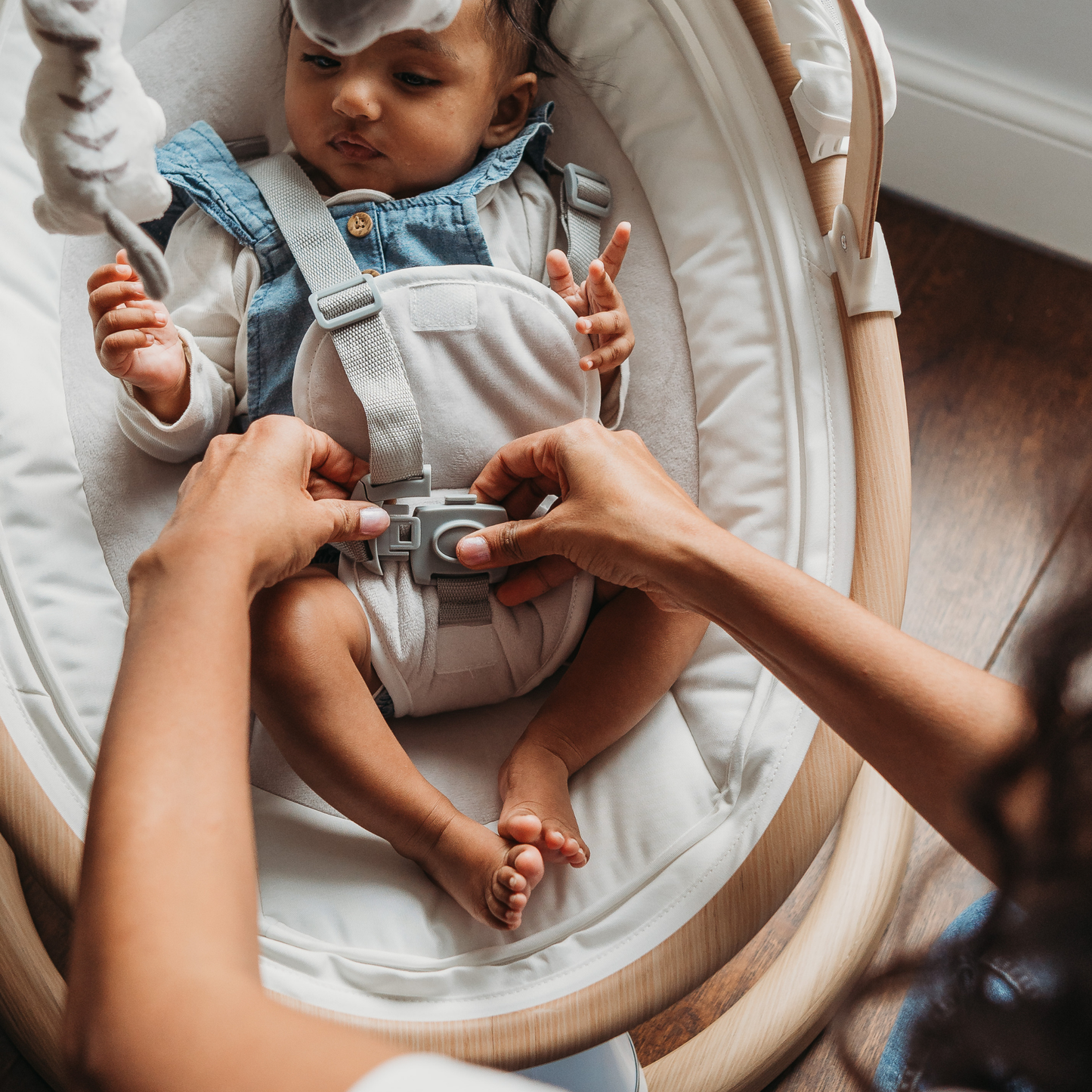 Electric Baby Swing with Bluetooth