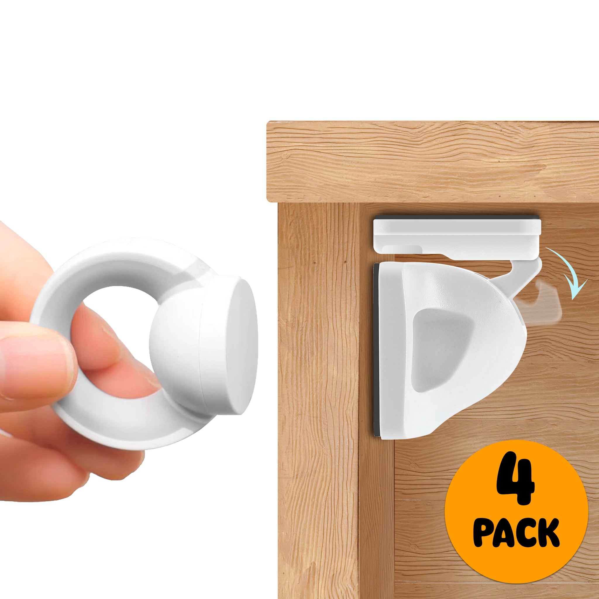 Booboo® Magnetic Child Cupboard Safety Locks – Babyproofing Your