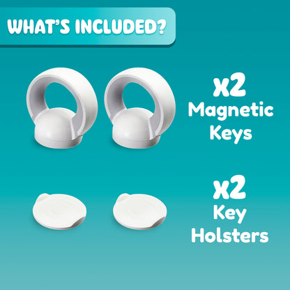 Magnetic x2 Spare Replacement Keys
