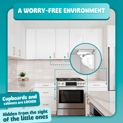 Magnetic safety locks (8 pack)