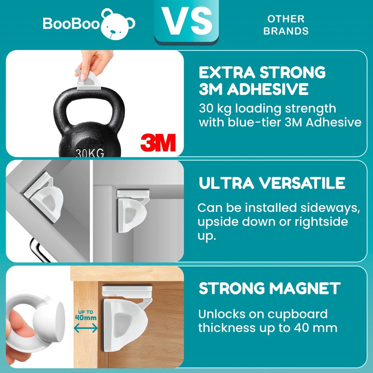 Magnetic safety locks (8 pack)