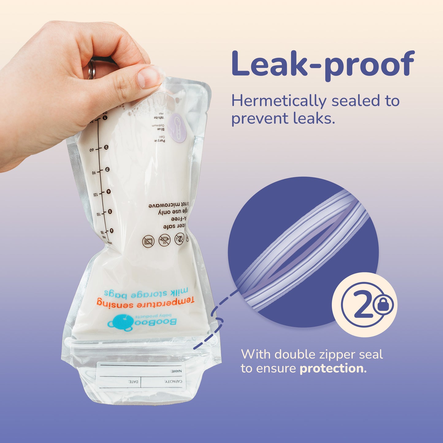 Breast Milk Storage Bags (80 Pack)