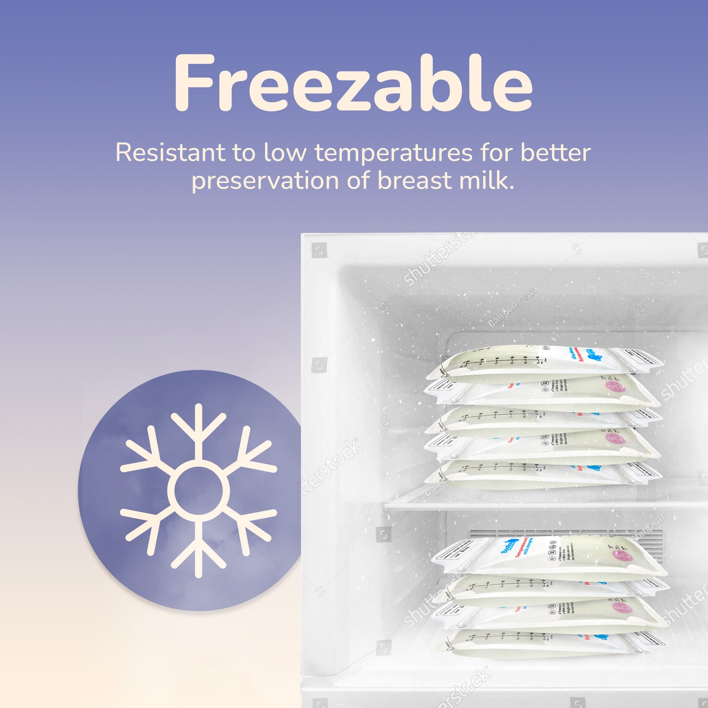 Breast Milk Storage Bags (80 Pack)