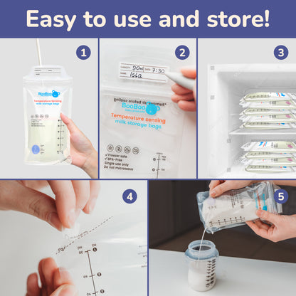 Breast Milk Storage Bags (80 Pack)