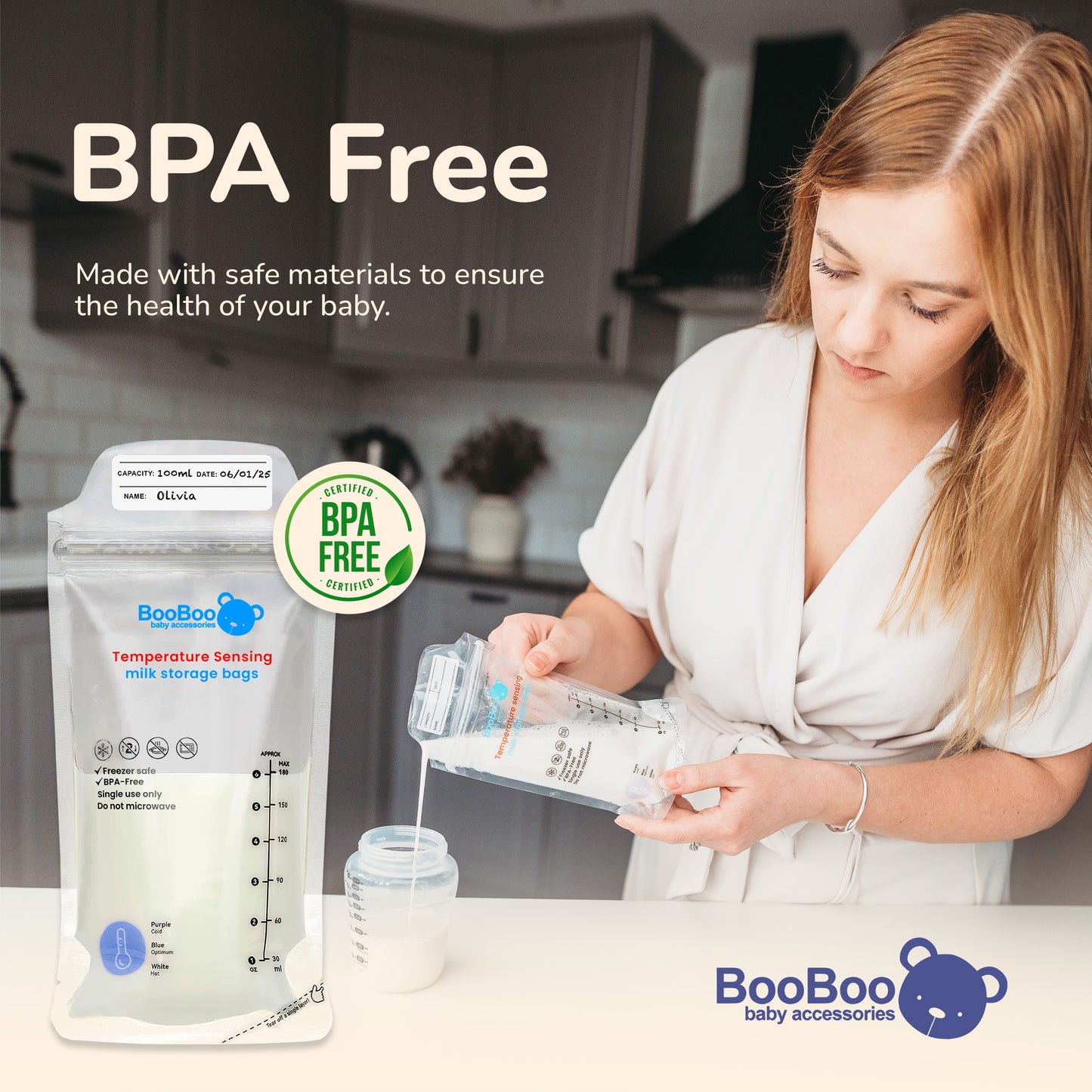 Breast Milk Storage Bags (80 Pack)