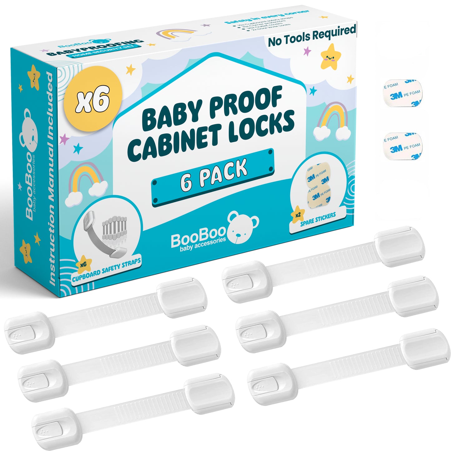 Cupboard Safety Straps