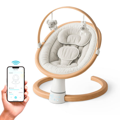 Electric Baby Swing with Bluetooth