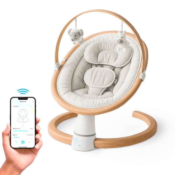 Electric Baby Swing with Bluetooth