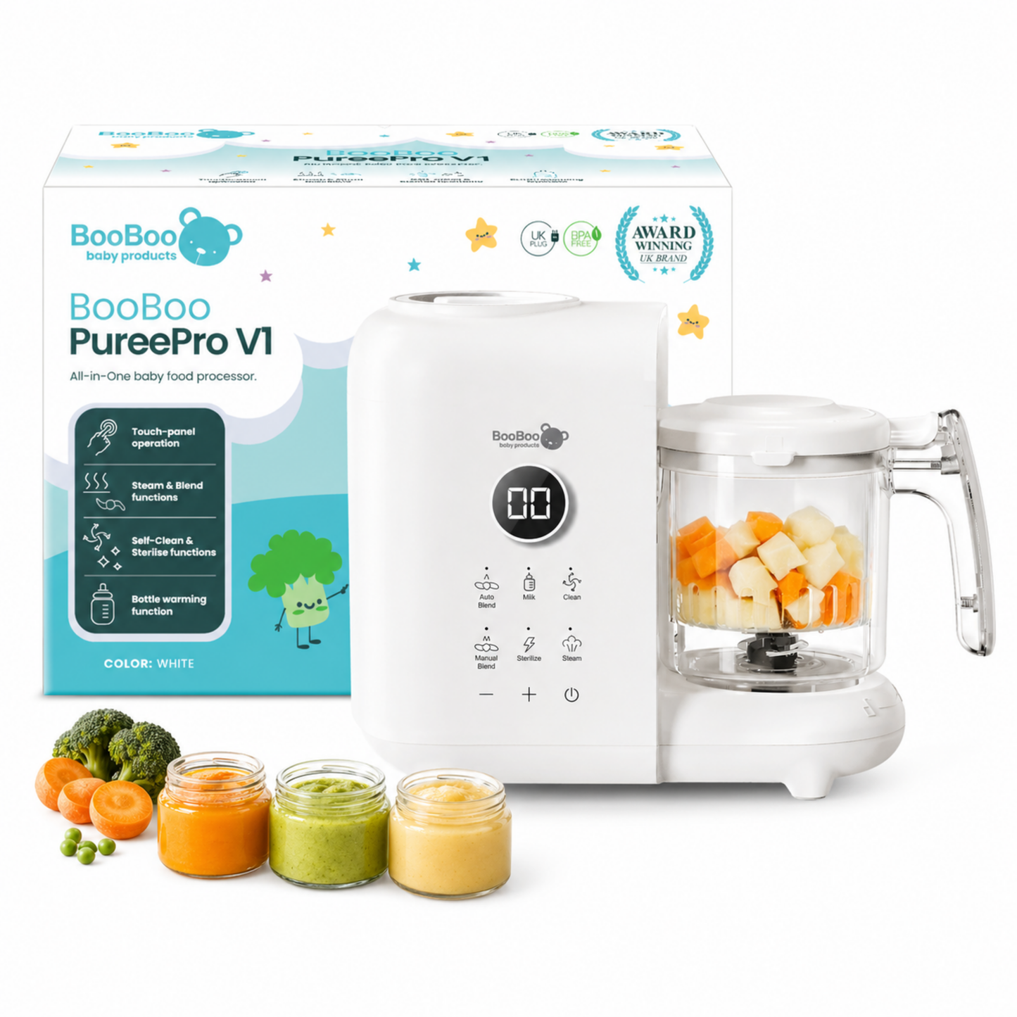 PureePro Lite 5-in-1 Self-Cleaning Baby Food Maker